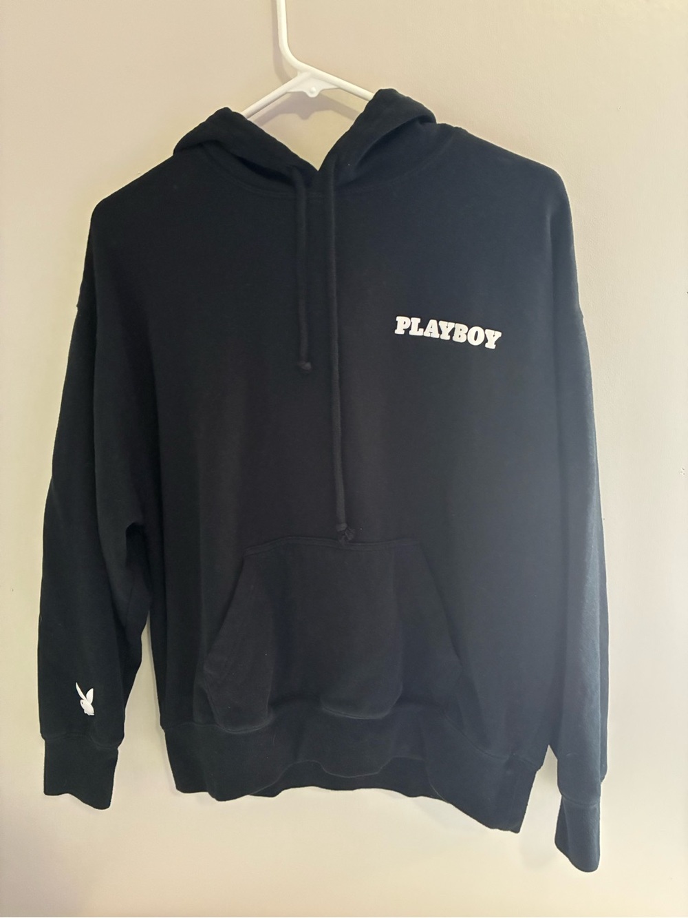 Playboy Hoodie Sweatshirt Black XS